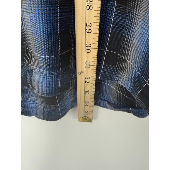 Dixxon Flannel Company Combustion FR Plaid Shirt Men’s 4X Blue Black Button-Up - Picture 5 of 9